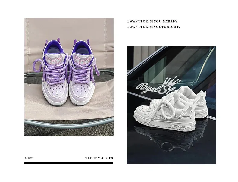 Fashion Purple Mens Skateboard Streetwear Spring Low Top Board Sneakers Man Unisex Trend Shoes Basket Homme 240704_voghion.com