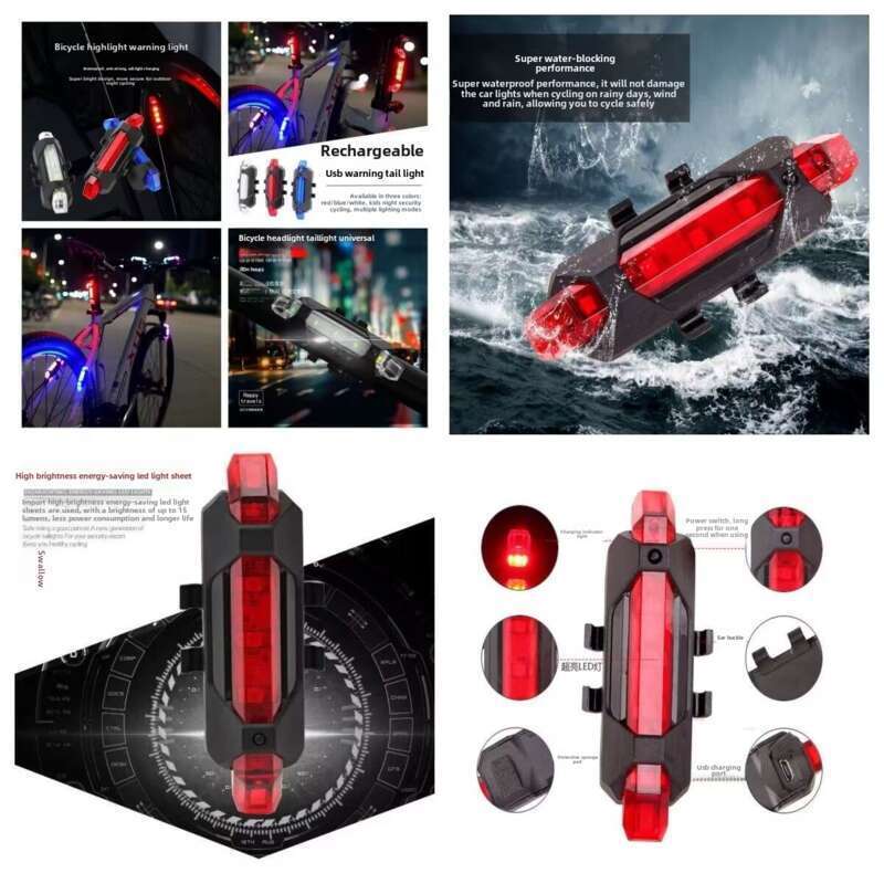Hot - Selling Bicycle Tail LED Rear Lights For Night Riding In 30 Days_voghion.com