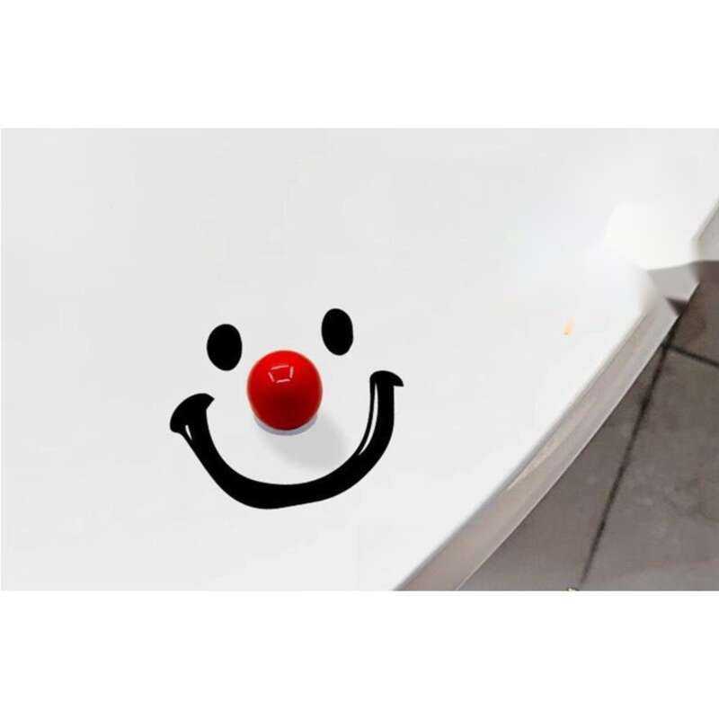 【 Clientes recorrentes 5419 】 Novo suporte com abridor de tampa de rosto sorridente Joker criativo alça de banheiro doméstico anti-sujeira_voghion.com