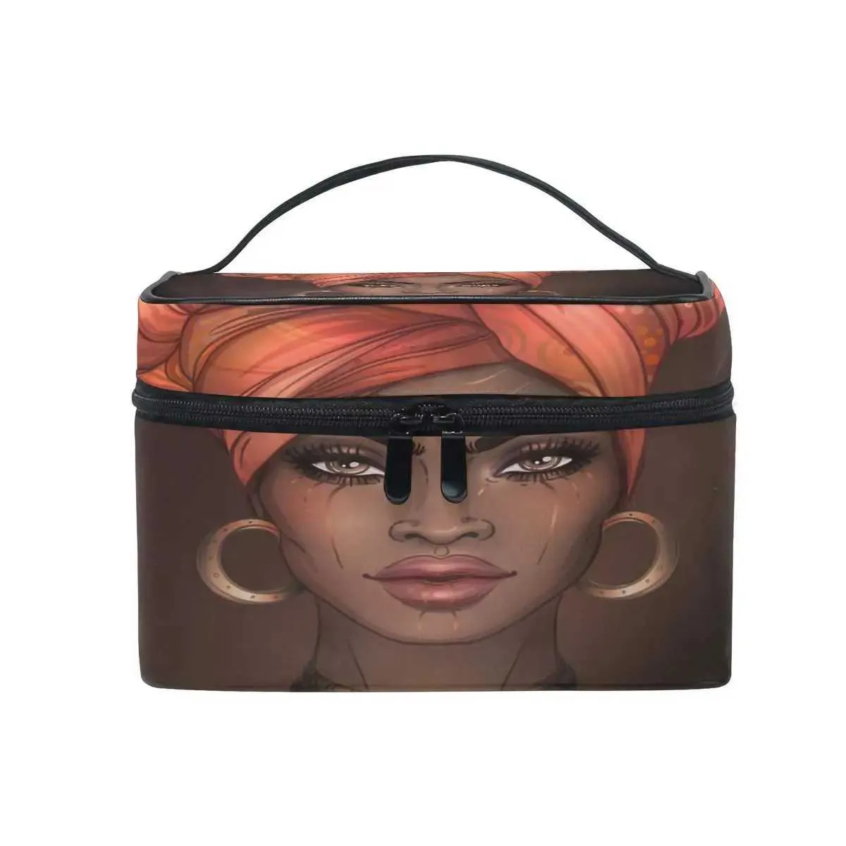 Τσάντα Sugar Skull για το Day of Death, Οργανωτής Αποθήκευσης, Κουτιού Μακιγιάζ για Τρένο Y241023_voghion.com