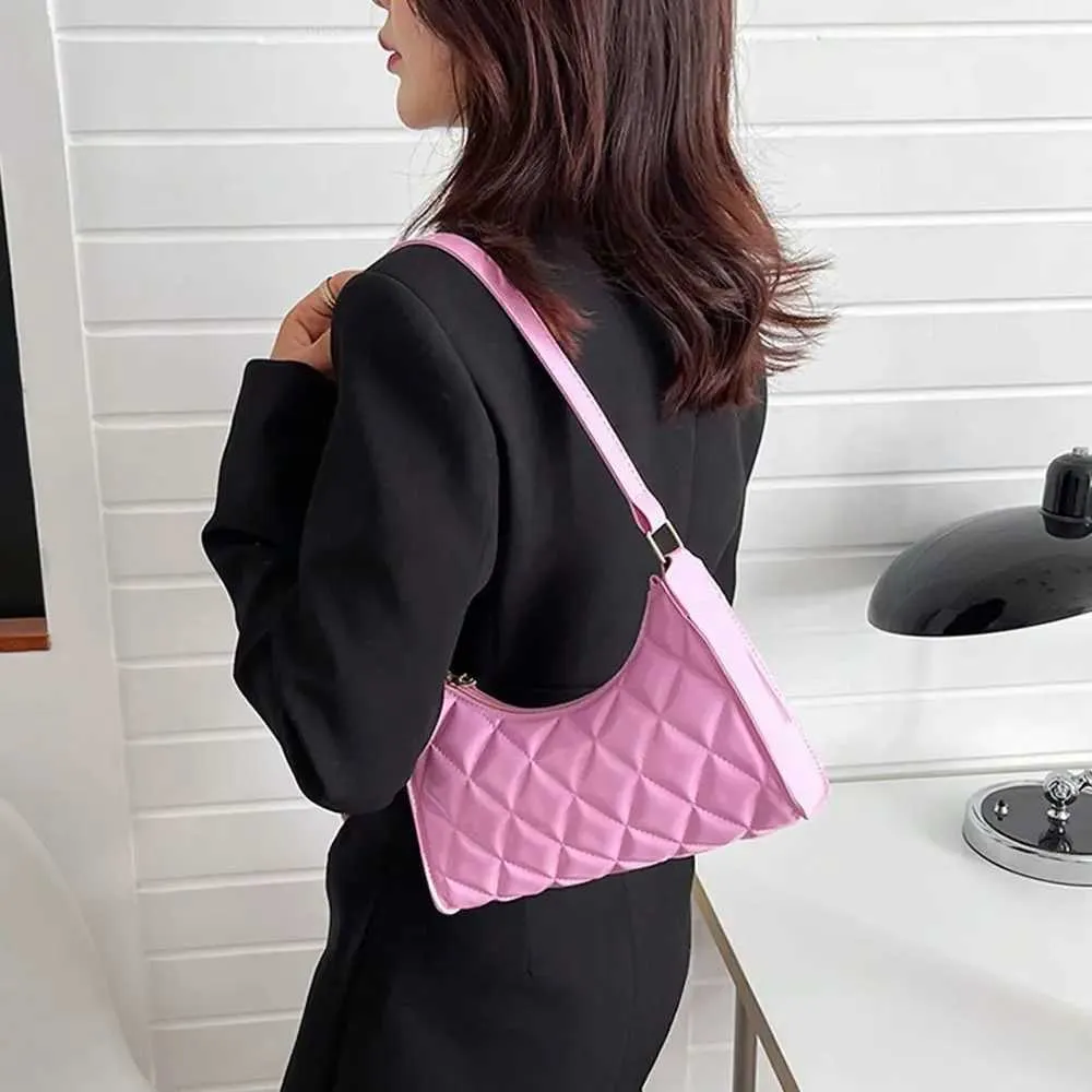 Damen Unterarmtasche PU Leder Casual Retro Handtaschen Totes Schultertaschen Shopper Ba241022_voghion.com