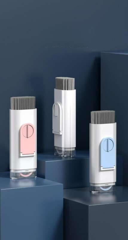 Set di spazzole per tastiera per computer multifunzione Seven In One, dispositivo per la pulizia e la rimozione della polvere degli auricolari Bluetooth, con_voghion.com