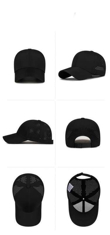 Breathable Perforated Mesh Baseball Cap For Men Sun Protection_voghion.com