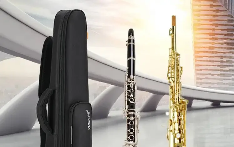 Thickened one-piece straight saxophone clarinet bag electric blow pipe instrument pack 240805_voghion.com