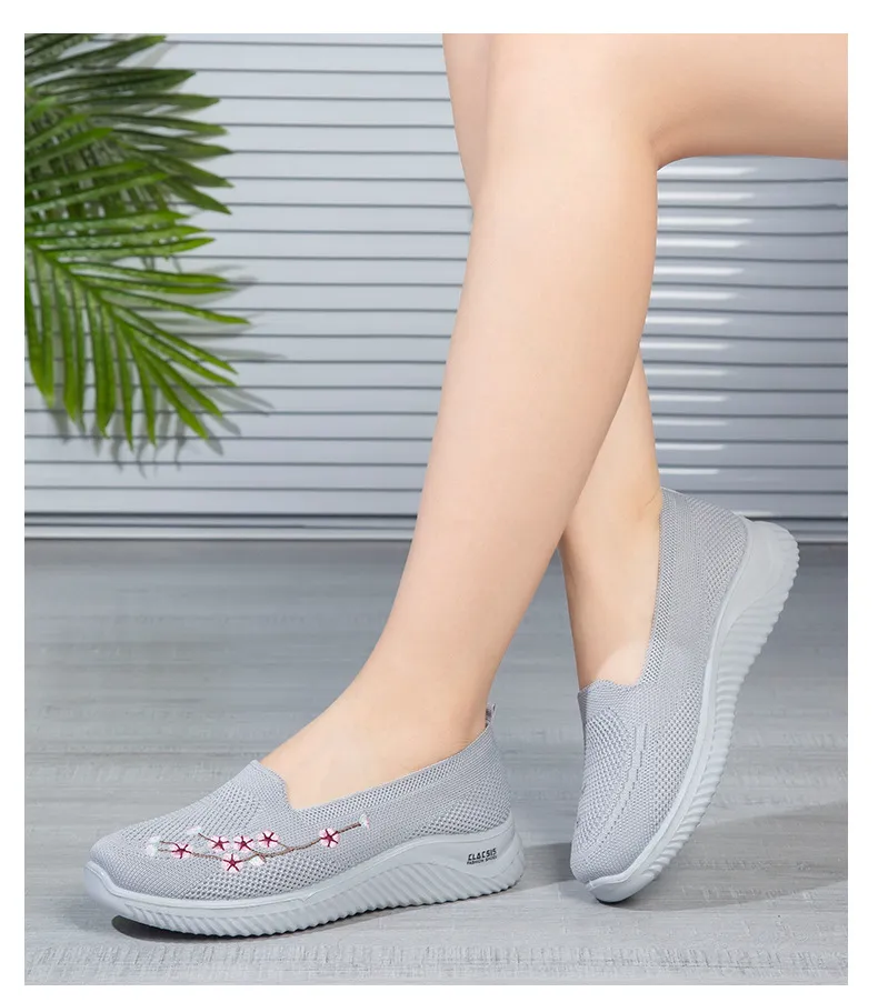 Sneakers slip-on donna comode scarpe da camminata casual_voghion.com