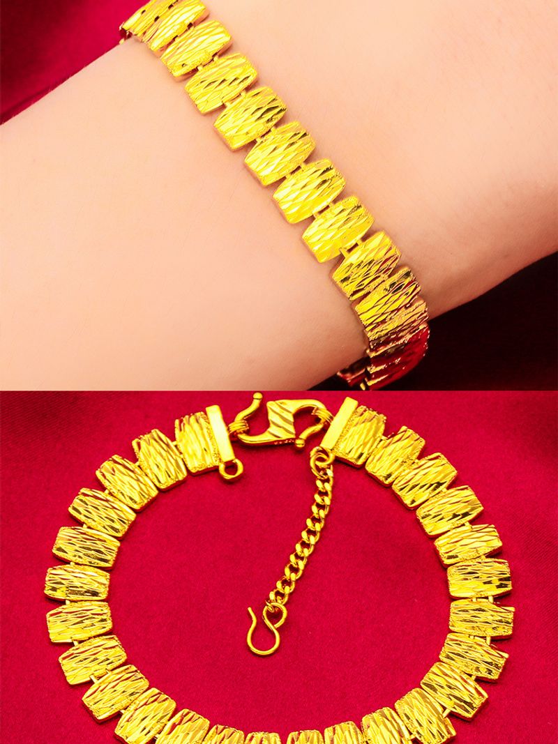 Unisex Schmuck Mode S Schnalle Kleines Quadratisches Armband_voghion.com