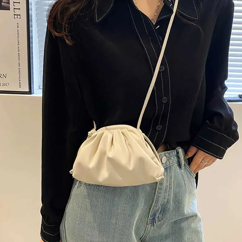 Sac à bandoulière en cuir PU jaune et bleu pour femme, sacoche simple et polyvalente pour soirée_voghion.com
