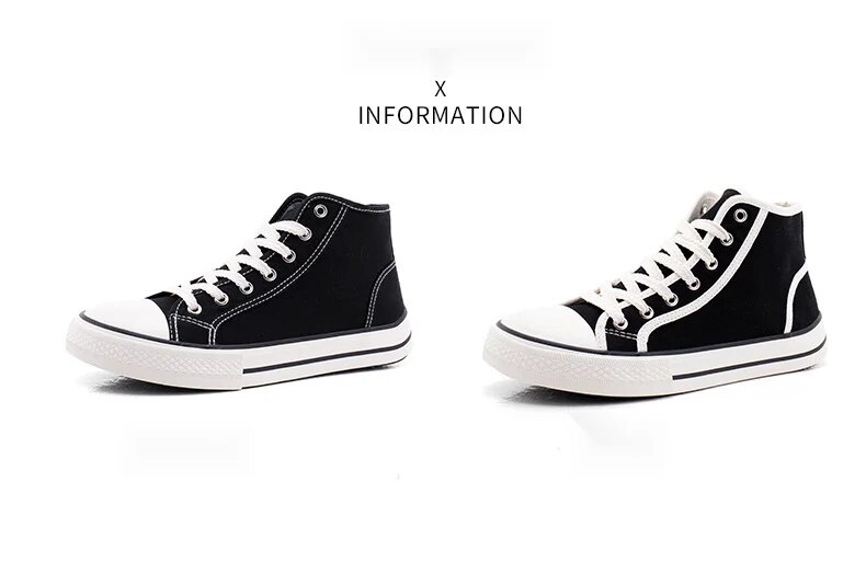 High top men's classic spring canvas student Korean vulcanized round toe casual board shoes, cloth shoes_voghion.com