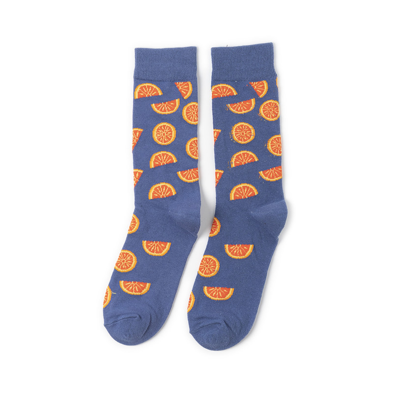 Fruit Pattern Unisex Crew Socks Cotton Mid-calf All-season Style_voghion.com