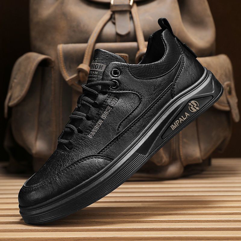 Nowe 2024 Black Knight Fashion Casual Trendy Uniwersalne Antypoślizgowe Oddychające Męskie Buty_voghion.com
