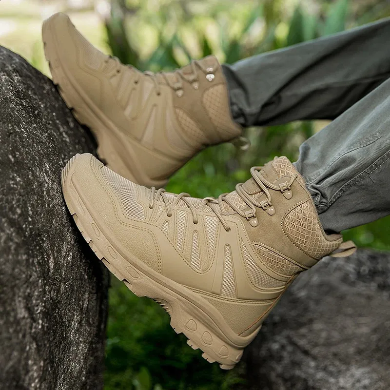 Tactical Hiking Boots For Men Waterproof Camouflage Safety Shoes_voghion.com