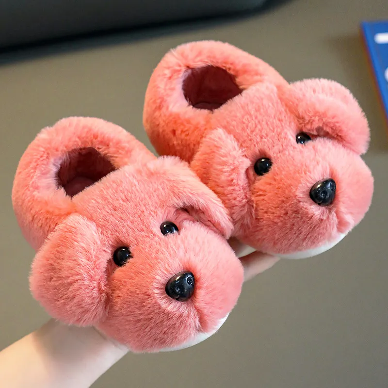 Papuci de bumbac pentru copii, pentru băieți, cu vârsta cuprinsă între 1 și 5 ani, drăguți, cu desene animate, pentru fete, Cutefeet, pentru sugari și copii mici, toamna și iarna_voghion.com