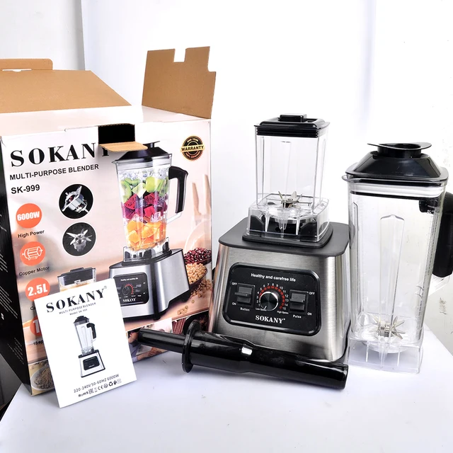 Houselin 6000W Powerful Blender, Professional Countertop Blender For Smoothies, Ice And Frozen Fruit_voghion.com