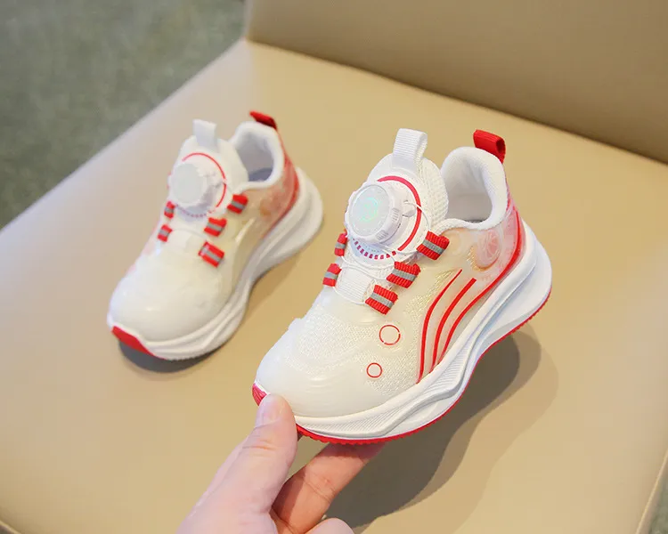 Kid Sneakers Basketball Children's Training Athletic Happysteps Boys Girls Non-Slip Running Trainers Toddler Tennis_voghion.com