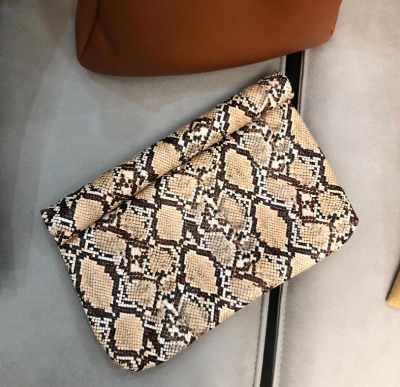 Tageskupplungen Serpentine Leder Handtasche Damen Designer Umschlag Abend Party Taschen Bolsa Feminina Bolsos Mujer_voghion.com