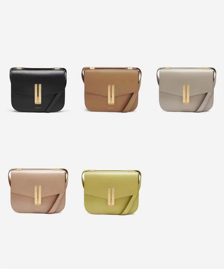 Borsa a tracolla elegante in pelle per donna piccola quadrata_voghion.com