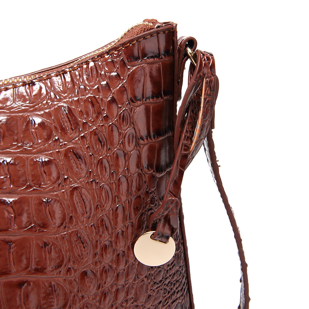 retro women's bag multi-color crocodile pattern Brahman_voghion.com