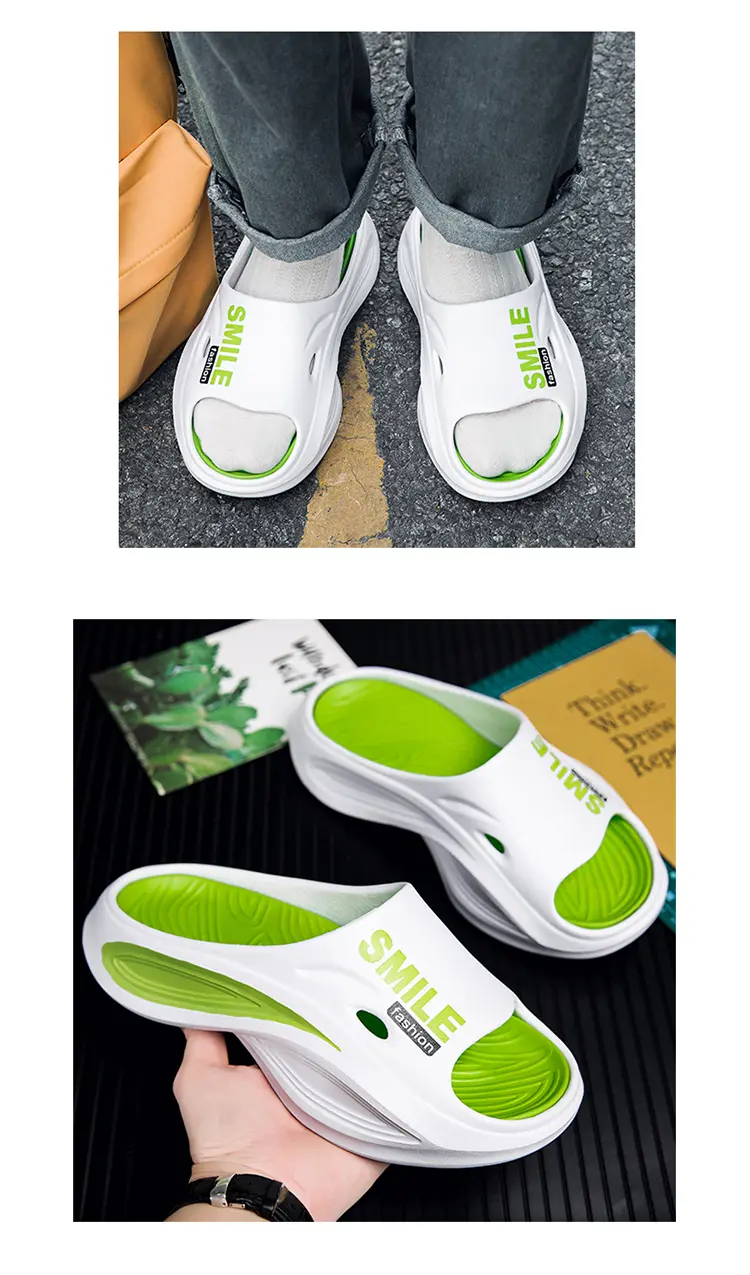Outer Slippers Beach One Word Non-slip Wading Large Size Cool Slippers_voghion.com