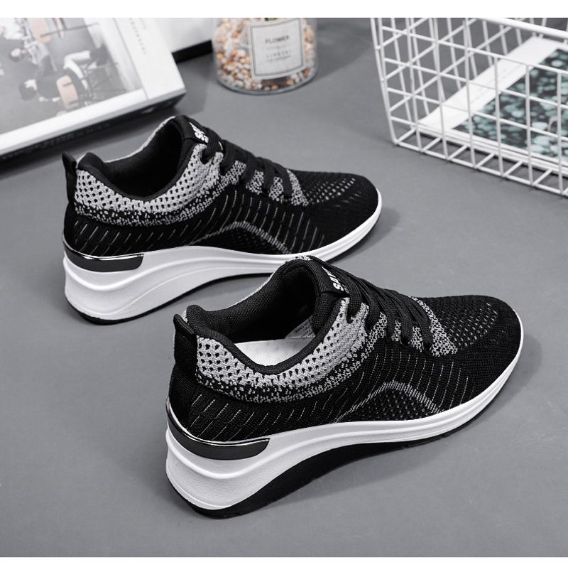 Women's Inner Height Increasing Sports Shoes For Daily Comfort_voghion.com