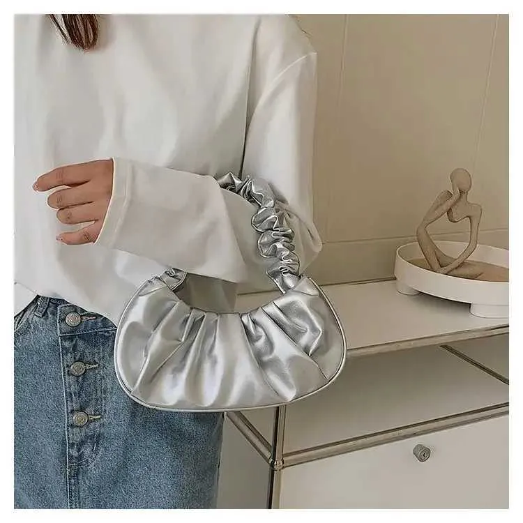 Nieuwe geplooide wolk met niche-ontwerp voor dames, modieuze Gerie-tas voor dames, veelzijdige handtas Y241123_voghion.com