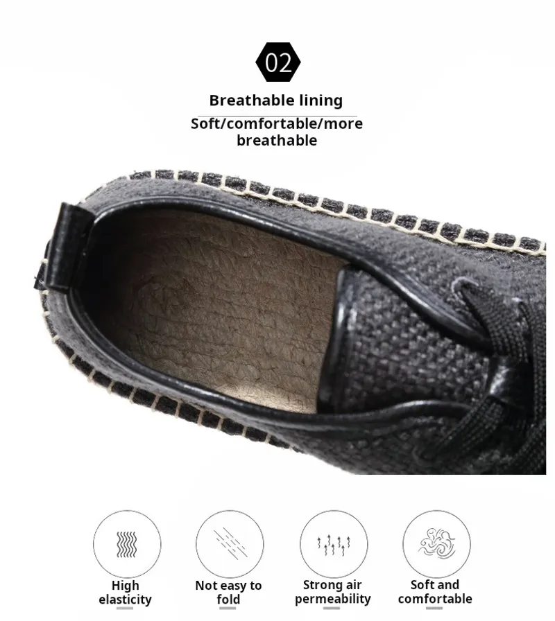 Shoes Summer Espadrilles Men Canvas New Breathable Fisherman Footwear Mens Slip on Loafers Large Size 47 Sneakers_voghion.com