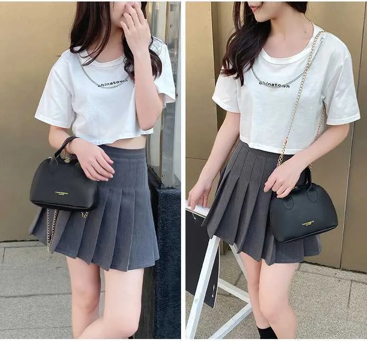 Fashion Women Shoulder Designer Shell Ladies Hand Bag Large Capacity Crossbody Bags Vintage PU Leather Totes_voghion.com