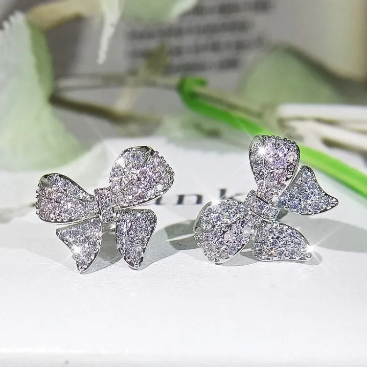 Collana con ciondolo a fiocco carino alla moda, brillante, in argento sterling, con fiocco, firmata Sailormoon, girocollo, da donna, unica_voghion.com