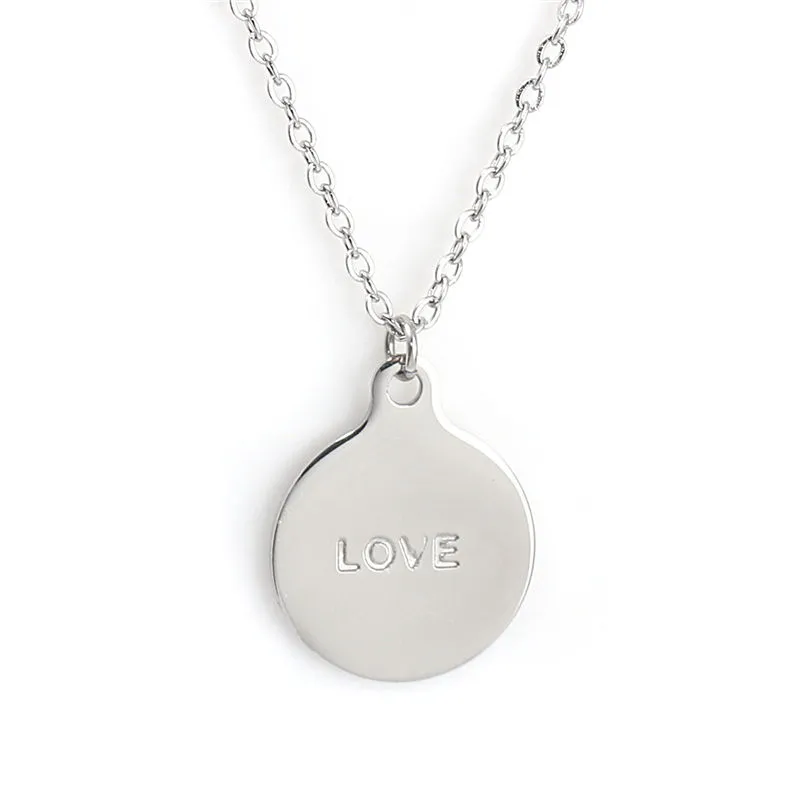 Collane con ciondolo Moda Collana in acciaio inossidabile Elefante Albero Simbolo dell'amore Pentagramma Stella Donne Gioielli per le feste Regalo_voghion.com