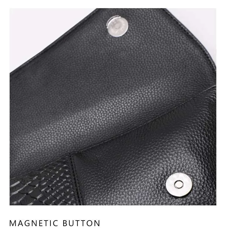 Nouveau sac à main imprimé serpent pour femme avec portefeuille en cuir multifonctionnel_voghion.com