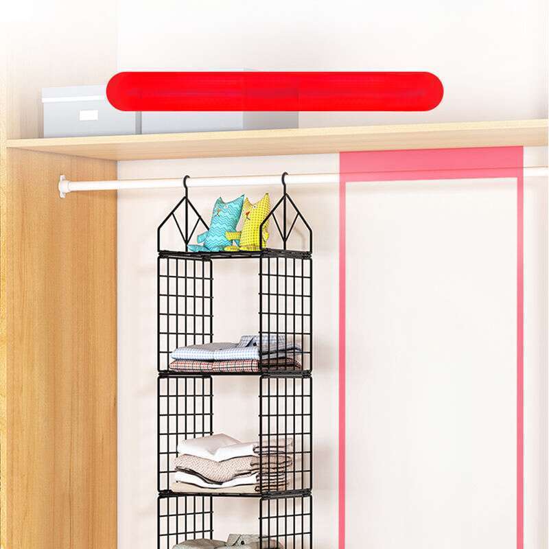 【 1161 People's Collection 】 Layered Wardrobe Storage Artifact Dormitory Built-in Shelf Cabinet Partition Hanging_voghion.com