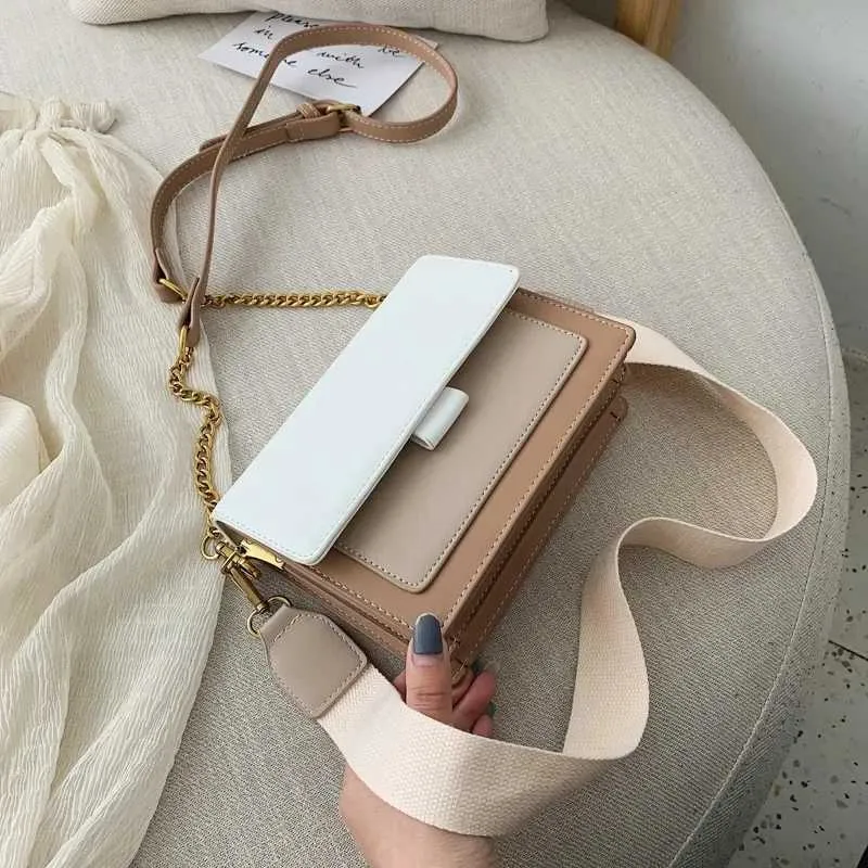 Mini Leder Umhängetaschen für Frauen 2022 Kette Schulter einfache Dame Reise lange Gürtel Geldbörsen und Handtaschen Cross Body_voghion.com