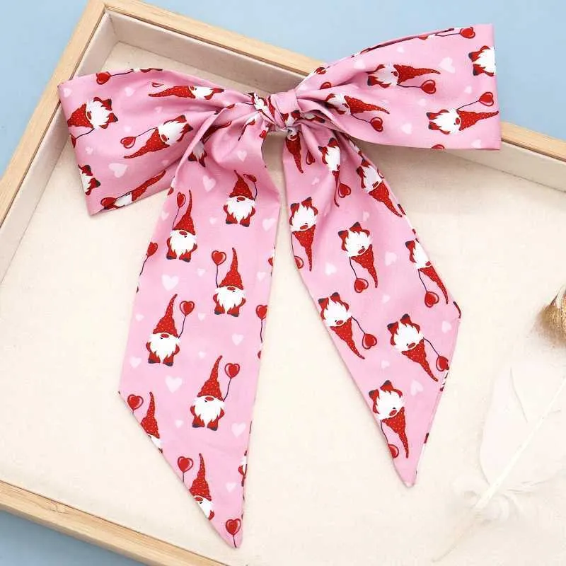 Coffret cadeau avec ruban et nœud pour foulard en soie de la série Noël Y241121_voghion.com