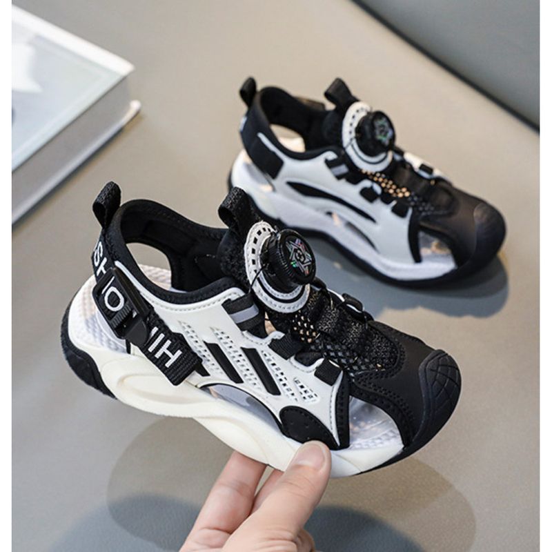 Boys' 2024 summer new children's sports sandals boys non-slip beach shoes_voghion.com