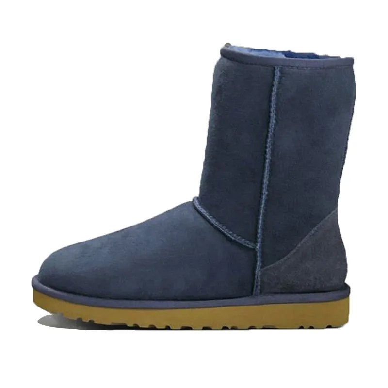 Boots Australia Designer Womens Girls Ankle Winter Snow Boot Slip-On fur Leather Ladies Booties Bailey Bow Chesut Black_voghion.com