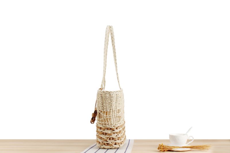 Neue Umhängetasche 2024, handgewebte Tasche im Bohemian-Stil, Strohtasche den Strandurlaub am Meer, modische_voghion.com