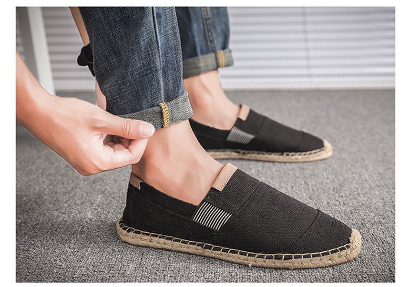 Pantofi sport casual pentru bărbați, respirabili, din pânză, la modă chinezească, cu alunecare moale, espadrile pentru bărbați, mocasini_voghion.com