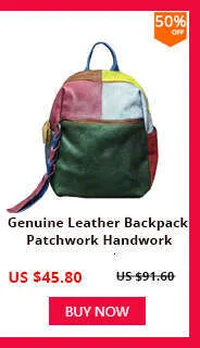 Äkta ryggsäck i nötskinn, slumpmässig färg, lapptäcksstil, unisex, användbar ryggsäck, damer, mini-mochila, shoppingväska 2021_voghion.com