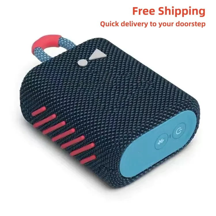 high-quality JBGO3 Portable Small Steel Cannon Outdoor Speakers Mini Brick Third Generation Wireless Bluetooth Speaker_voghion.com