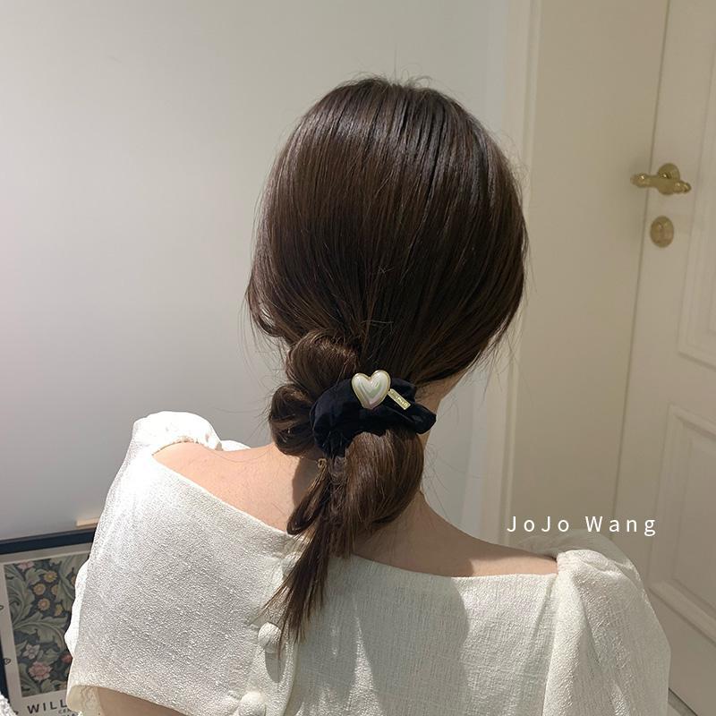 Fermaglio per capelli con perle da donna cerchietto elegante versatile_voghion.com