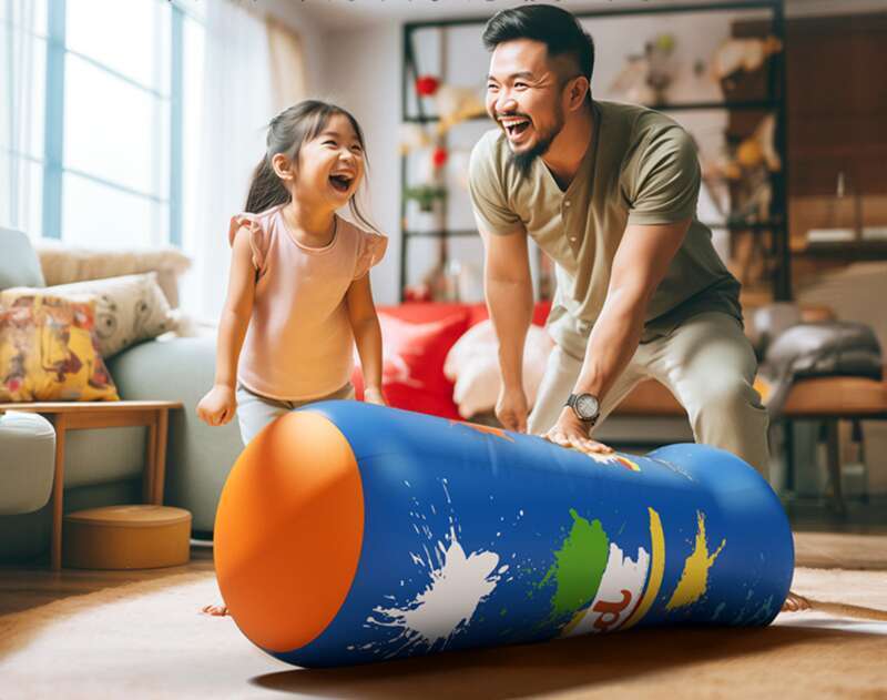 Children's Inflatable Column, Tumbler Sandbag, Sanda Taekwondo Household, Children's Fitness Exercise, Boxing Sandbag_voghion.com
