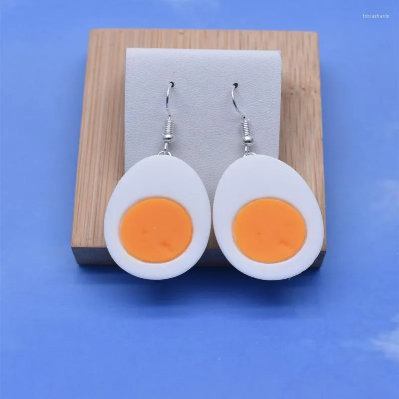 Anheng 10 stk. 24 33 mm simulert kokt egg harpiks tilbehør anheng håndlagde smykker gjør-det-selv øredobb halskjede nøkkelring_voghion.com