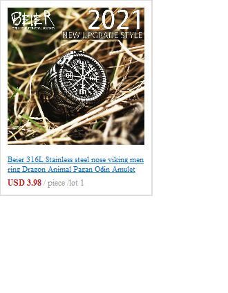 Bague croix de fer homme en acier inoxydable bijou punk_voghion.com