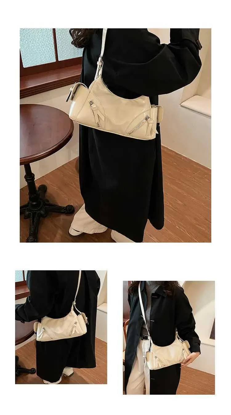 Strukturiertes Damen Schultertasche Aus Pu Leder Umhängetasche_voghion.com
