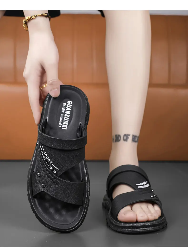 Sandali da spiaggia traspiranti e ciabatte da uomo alla moda_voghion.com
