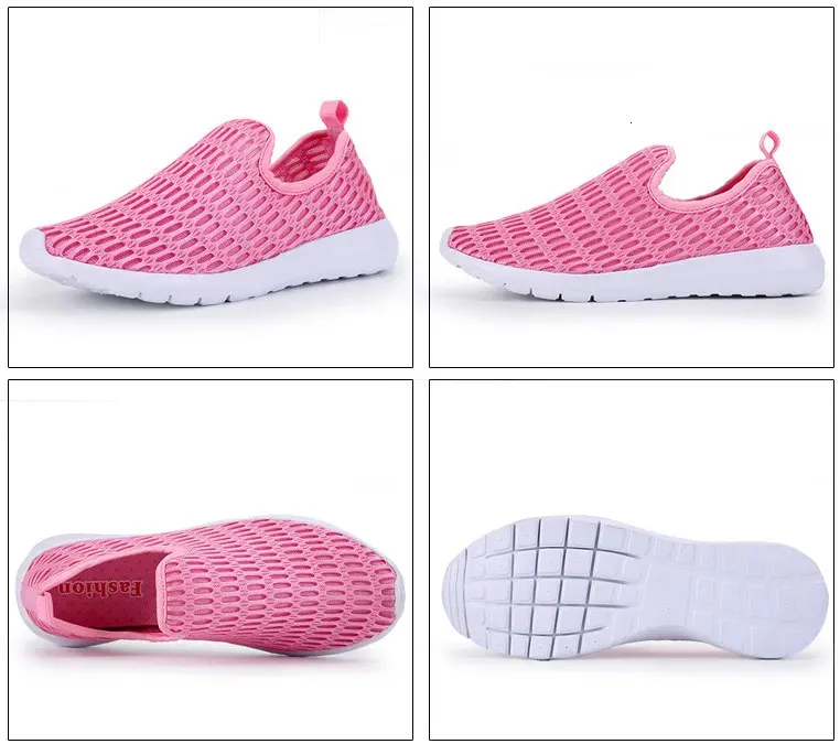 BEANNHUA Hohlgewebe Weibliches Fliegennetz Luftsport Und Freizeit Erhöhte Laufschuhe Mit Dicker Sohle 240708_voghion.com