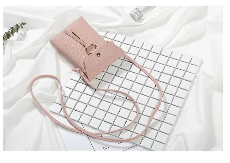 Crossbody Cell Schulter für Frauen Einfache Messenger Solide Taschen Telefon GeldbörsenC241021_voghion.com