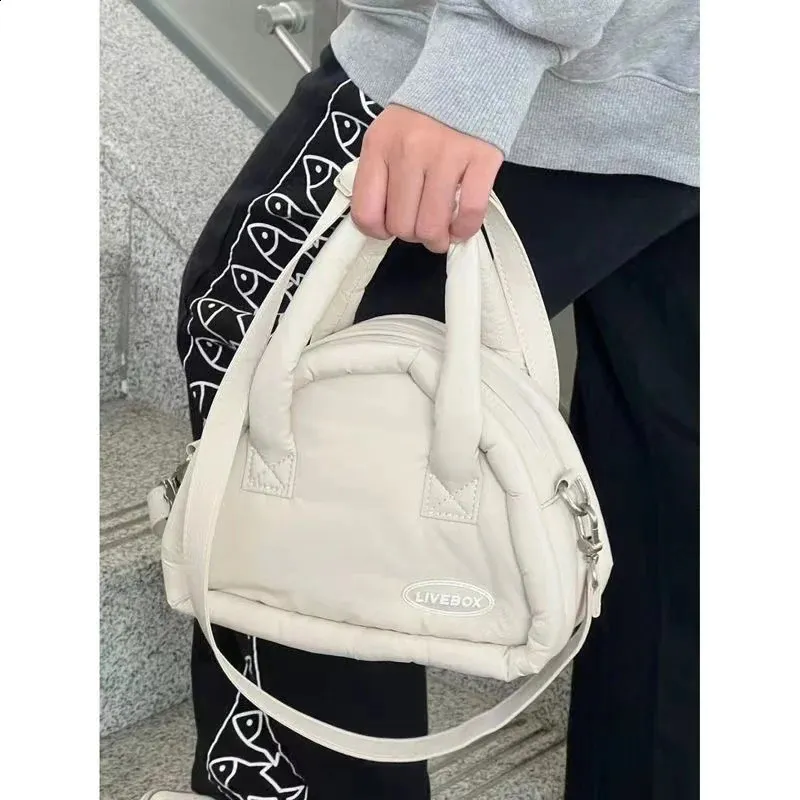 Xiuya Süße, niedliche Handtaschen für Damen, flauschig, weiche Wolken, lässige Umhängetasche im Haruku-Stil, Sommermode, Umhängetasche 240919_voghion.com