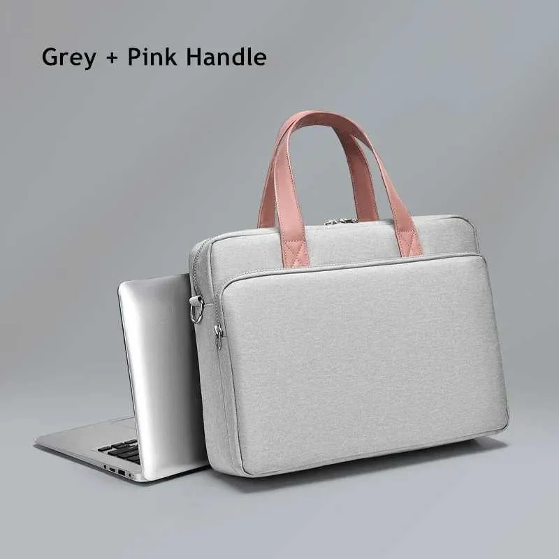 Geantă de laptop rezistentă la șocuri 14/15/16 inch geantă de mână servietă bărbat/doamnă husă de umăr pentru carte notebook tabletă PC Ba241107_voghion.com