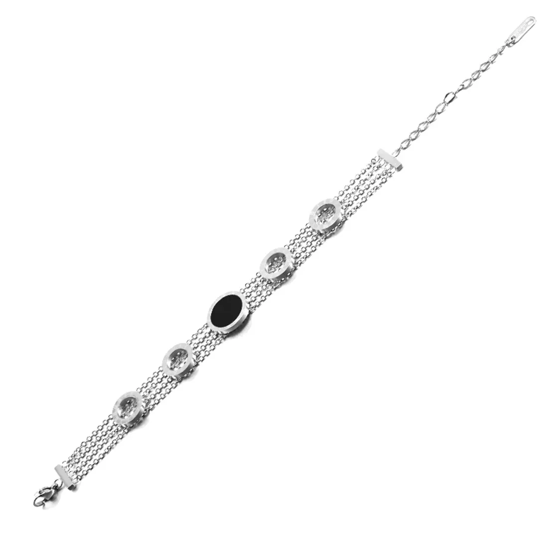 Armreif Römischer Edelstahl Sier Armbänder Charme Goldfarbe Kundenspezifische Designer Französische Armreifen Für Frauen Hochzeitsgeschenke_voghion.com