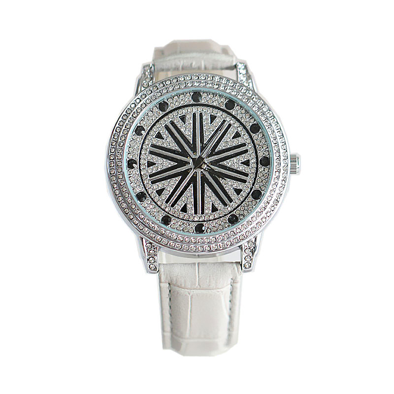 Orologio da donna alla moda, quadrante grande universale, costantemente in funzione, cinturino in vera pelle impermeabile, orologio al quarzo da uomo_voghion.com